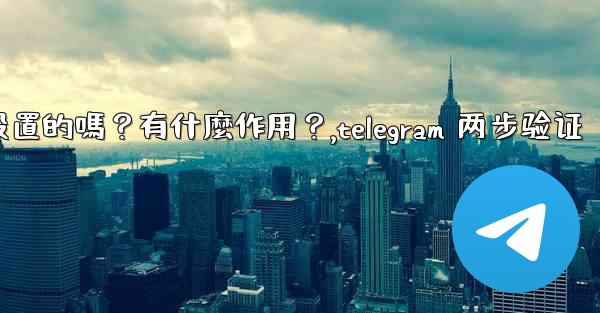 Telegram兩步驗證是必須設置的嗎？有什麼作用？,telegram 两步验证