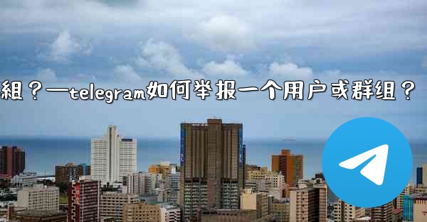 Telegram如何舉報一個用戶或群組？—telegram如何举报一个用户或群组？