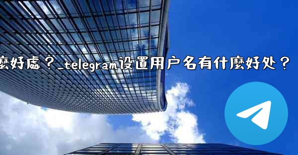 Telegram設置用戶名有什麼好處？_telegram设置用户名有什麼好处？
