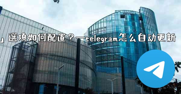 Telegram媒體自動下載規則中，「高級」選項如何配置？—telegram怎么自动更新