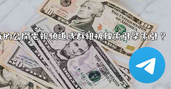 <b>如何防止我的公開電報頻道或群組被搜索引擎索引？</b>