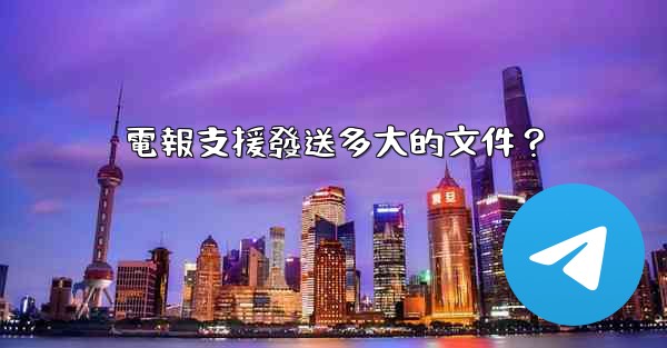 電報支援發送多大的文件？