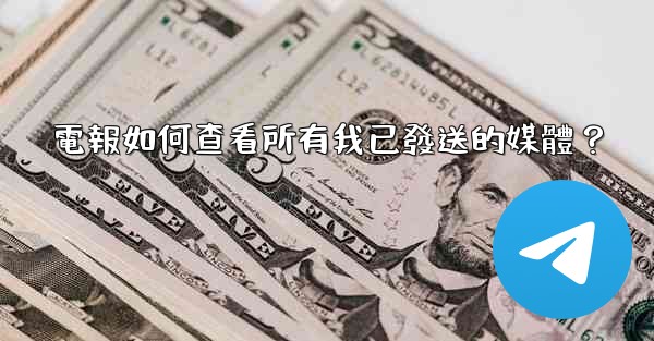 電報如何查看所有我已發送的媒體？
