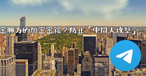 電報如何驗證秘密聊方的加密密鑰？防止「中間人攻擊」。